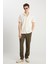 Keten Chino Pantolon Haki Erkek Pantolon 1