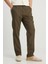 Keten Chino Pantolon Haki Erkek Pantolon 3