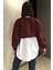 Bel Büzgülü Kadın Paraşüt Garnili Gömlek P-00015573 3