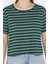 Bisiklet Yaka Çizgili Kadın Tişört 3
