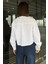 Taşlı Kadın Crop Top Gömlek 3
