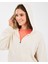 W Essential Full Zip Sweatshirt Kadın Off White Sweatshirt S242117-102 4