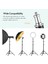 Sağlam Ayarlanabilir 210CM Metal Işık Sehpası Stüdyo Fotoğrafçılığı (Yurt Dışından) 3