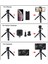 Smatree Kamera Üçayağı, 360 Derece Dönen Telefon Tutucu 1/4 Vida, Canon Nikon Sony Dslr Kameralar, Gopro, Iphone, Samsung Için Uyumlu Taşınabilir Üçayak (Yurt Dışından) 5