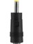 Sarı Uç 4.0x1.7 mm Erkek Fiş - 5.5x2.1mm Dişi Jak Dc Güç Konektörü Siyah (Yurt Dışından) 1