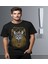'pharaoh Cat‘ Baskılı 'regular-Fit' Unisex Tişört 3