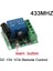 10 Adet Dc 12V Tek Kanal 433 Mhz Kablosuz Anahtar Kontrol Kartı Uzaktan Kumanda Röle Verici Düğme Modülü (Yurt Dışından) 4