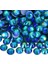 Premium Kalite Altı Düz Ütü Ile Yapışan (Hotfix) Kristal Taş SS20 (4.6-4.8mm) Blue Zircon Ab (10 Gross - 1440 Adet) 1