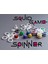 -Squid Game Gonggi Spinner 5 Taş Oyunu Için Çelik Bilyalı Set - 5 Renkli Taş Dönen Kapaklı Şekliyle 1