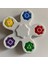 -Squid Game Gonggi Spinner 5 Taş Oyunu Için Çelik Bilyalı Set - 5 Renkli Taş Dönen Kapaklı Şekliyle 2