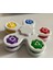 -Squid Game Gonggi Spinner 5 Taş Oyunu Için Çelik Bilyalı Set - 5 Renkli Taş Dönen Kapaklı Şekliyle 4
