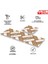 Kendinden Yapışkanlı Ahşap 013 Desenli Pvc Karo 30X30 cm (33 Adet) 3 M2 2
