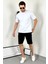 Unisex Oversize Beyaz Basic T-Shirt 1