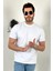Unisex Oversize Beyaz Basic T-Shirt 5