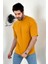 Oversize Nefes Alan Kumaş Bisiklet Yaka T-Shirt 4