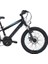 Cooper Çocuk Bisikleti 28 cm Md 20 Jant 21 Vites Mat Siyah Mavi 2