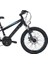 Cooper Çocuk Bisikleti 30 cm Hd 24 Jant 21 Vites Mat Siyah Mavi 2