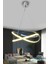 Dalga Modern Sarkıt LED Avize - Salon - Oturma Odası - Mutfak Avizesi - 3 Renk Kumandalı 1