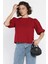 Kadın Sırt Bağlama Detaylı Kol Lastikli Bluz 2