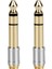 2 Adet 6.35MM - 3.5mm Dönüştürücüler 1/4 Inç Erkek 1/8 Inç Dişi 6.35 - 3.5 Jak Kulaklık Ses Adaptörü Bağlantı Fişi (Yurt Dışından) 4
