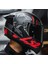 Rapıd 2 Race Raven Mat Siyah-Kırmızı Kapalı Motosiklet Kaskı Gri Camlı 4