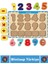 Premium Eğlenceli Eğitici Görsel Algı Problem Çözme Becerisi Çocuk Puzzle Sayılar 2