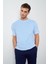 Havlu Kumaş Regular Fit Sıfır Yaka T-Shirt 3