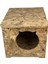 Kedi Evi Dış Ortam Uygun Ahşap Kedi Evi Osb 50x35x30 cm 2