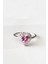 Ithal Özel Fancy Kesim Pink Heart Gümüş Yüzük 1