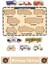 Premium Eğlenceli Eğitici Görsel Algı Problem Çözme Becerisi Çocuk Puzzle Kara Taşıtları 2