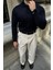 Erkek Standart Fit Normal Kesim Polo Yaka Triko Kazak 2