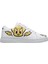 Kadın Vegan Deri Beyaz Sneakers - Warner Bros Feeling Happy Tasarım 4