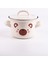 Little Bear Mini Bebek Tenceresi Antibakteriyel Emaye 12 cm 850 ml Krem Renk 1