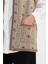 Kadın Taş monogram Desenli Cepli Triko Kilim Anne Yelek 3