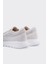 Lady Açık Gri Süet Deri Bağcıksız Kadın Sneaker 4