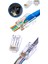 100 Adet Yeni Nesil Delikli CAT5CAT6 Jak + 100 Adet Cover Kılıf 5