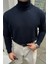 Erkek Yünlü Normal Kalıp Tam Balıkçı Boğazlı Yaka Triko Kazak 1
