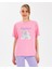 G Graphic Tee T-Shirt Büyük Kız Çocuk Pembe Tshirt SK2510019-610 3