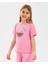 G Graphıc Tee T-Shirt Büyük Kız Çocuk Pembe Tshirt SK2510132-610 3
