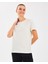 W Essential Crewneck T-Shirt Kadın Off White Tshirt S2510029-102 2
