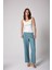 Kadın Atlet Beyaz Likralı Slim Fit Kalın Askılı - 2505 3