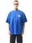 Erkek Ninety Baskılı Oversize T-Shirt Saks 2