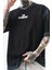 Erkek The Standard Baskılı Oversize T-Shirt Siyah 4