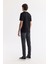Erkek Siyah Bisiklet Yaka Hologram Baskılı İnterlok T-Shirt A51Y1092 5