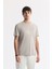 Erkek Vizon Bisiklet Yaka Baskılı Shoft Touch Flamlı T-Shirt A51Y1106 1