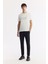 Erkek Ekru Bisiklet Yaka Baskılı Shoft Touch Flamlı T-Shirt A51Y1106 6