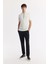 Erkek Ekru Polo Yaka Bi Stretch Baskılı Interlok T-shirt A51y1007 6