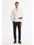 Erkek Ekru Dik Yaka Pamuklu Baskılı Elastan Sweatshirt A42Y1202 6