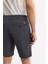Erkek Antrasit Beli Lastikli Gofreli Bi-Stretch Relaxed Fit Şort A51Y3652 5
