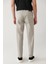 Erkek Taş Klasik Bel Armürlü Karışımlı 5 Cep Perge Slim Fit Pantolon A41Y3071 4